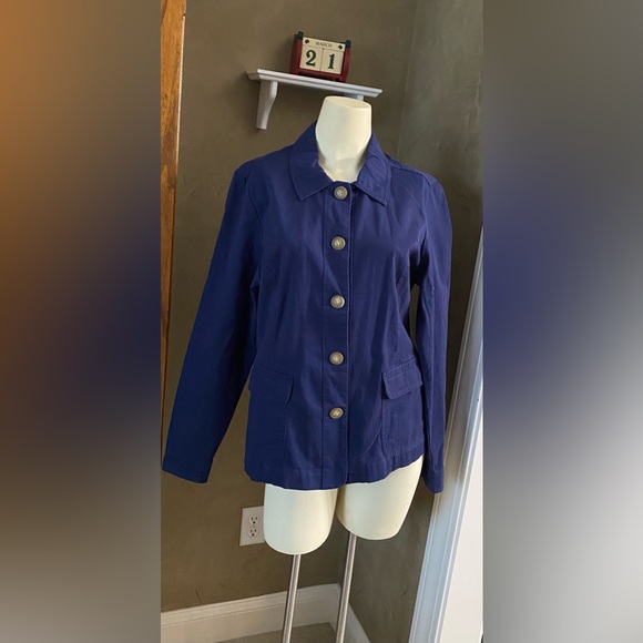 Appleseed’s Women’s spring blazer jacket Classic navy Size M - Picture 3 of 15